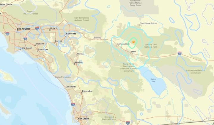 Indio earthquake