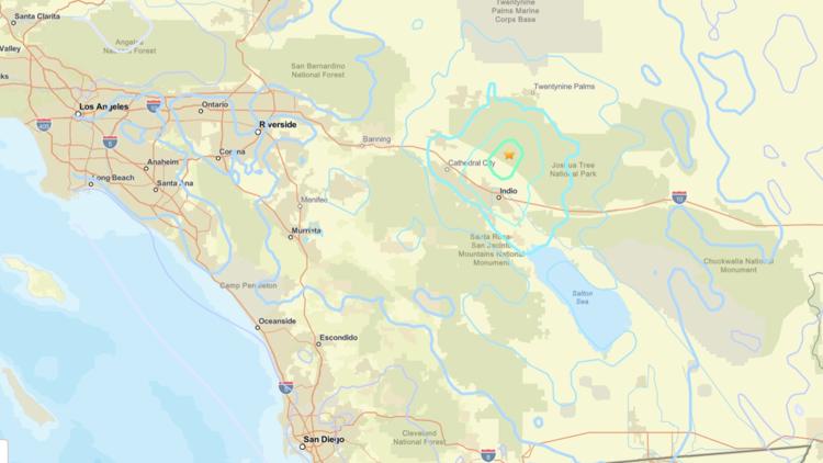 Indio earthquake