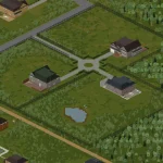 Riverside gated community